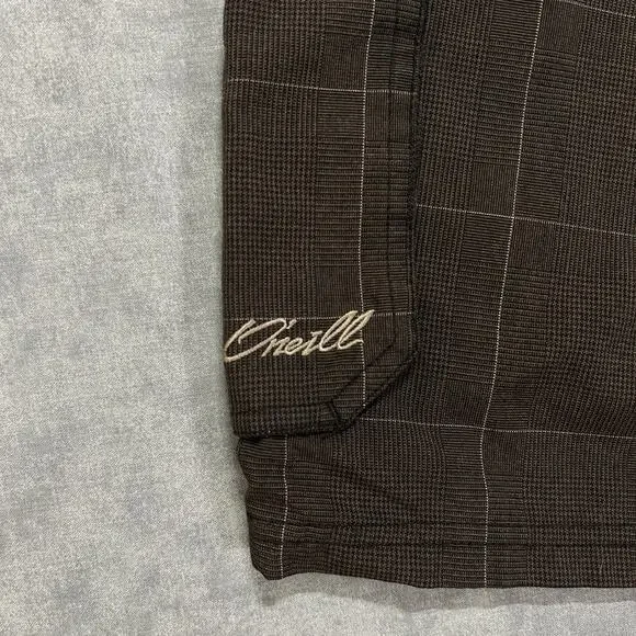 Y2K O'Neill sun faded plaid streetwear cargo shorts mens size 34 - Picture 4 of 6